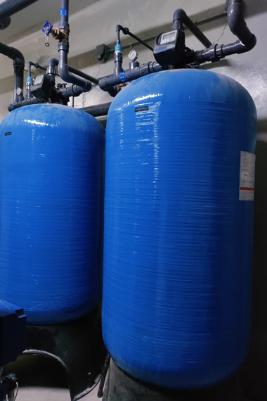 Azure & Green effluent treatment plant tanks